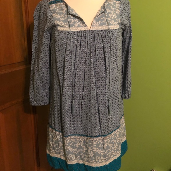 Blue floral dress - Picture 1 of 3